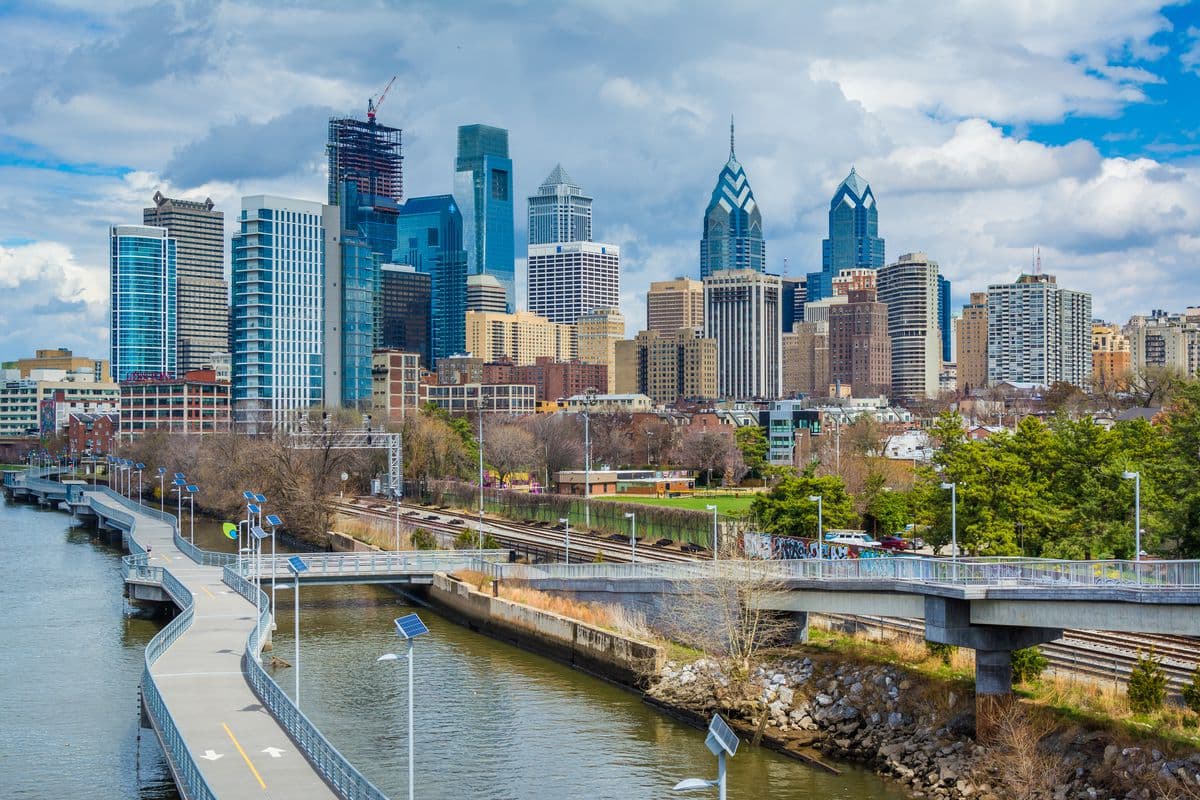 Philadelphia city skyline or Pennsylvania countryside